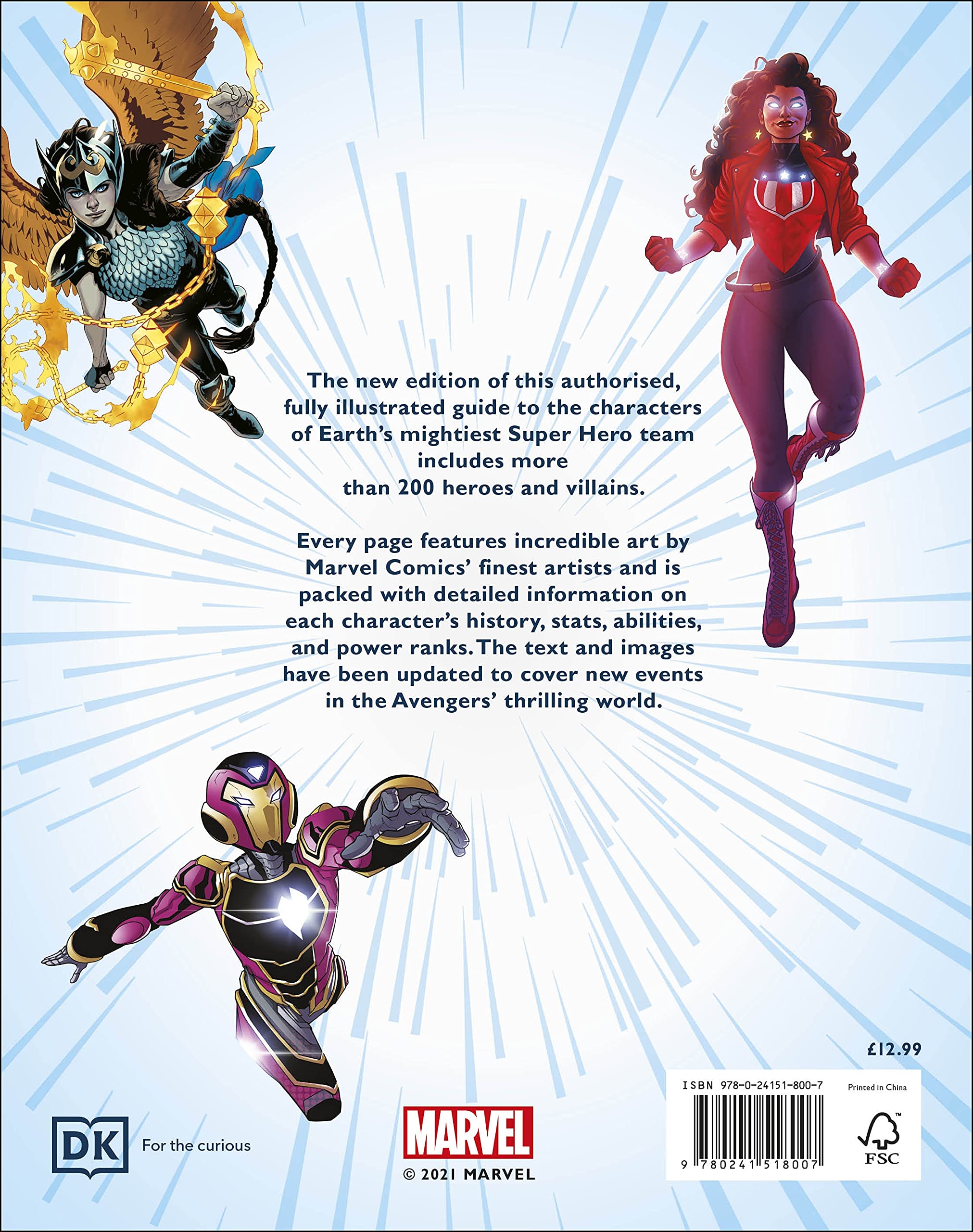 marvel avengers the ultimate character guide new edition