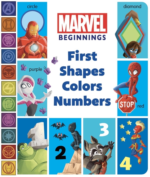 marvel beginnings - first shapes, colors, numbers