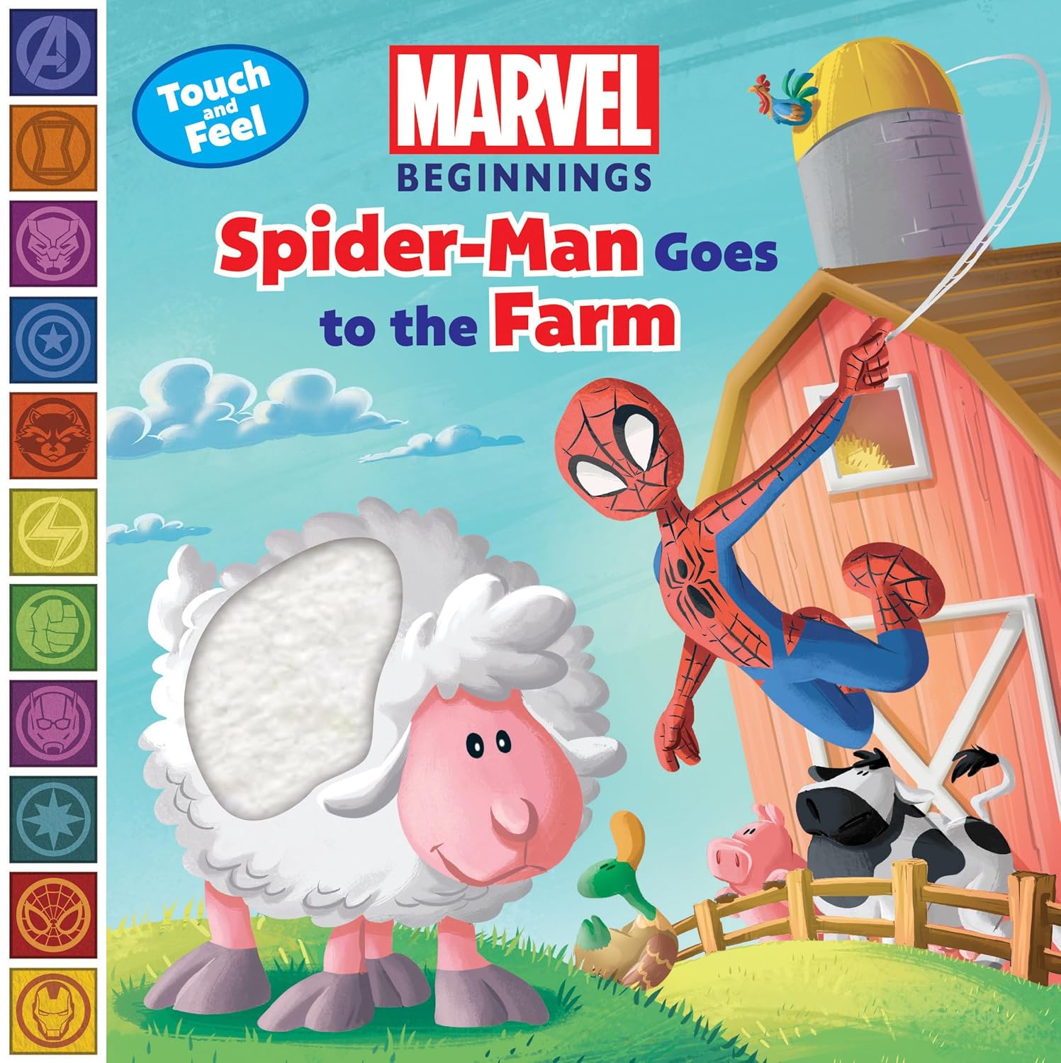 marvel beginnings - spider man goes to the farm