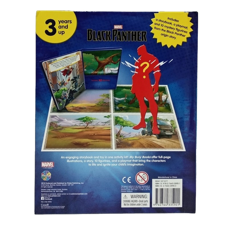 marvel black panther my busy books