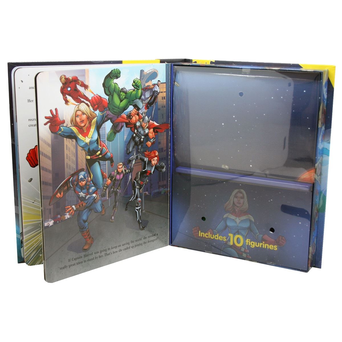 marvel captain marvel my busy book