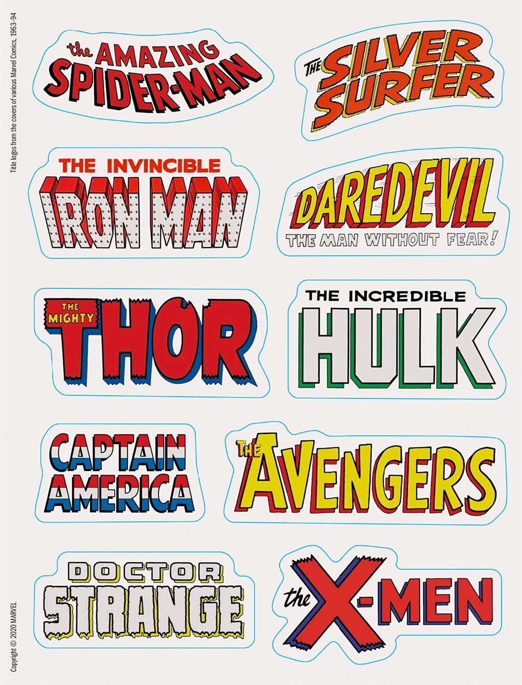 marvel classic sticker book