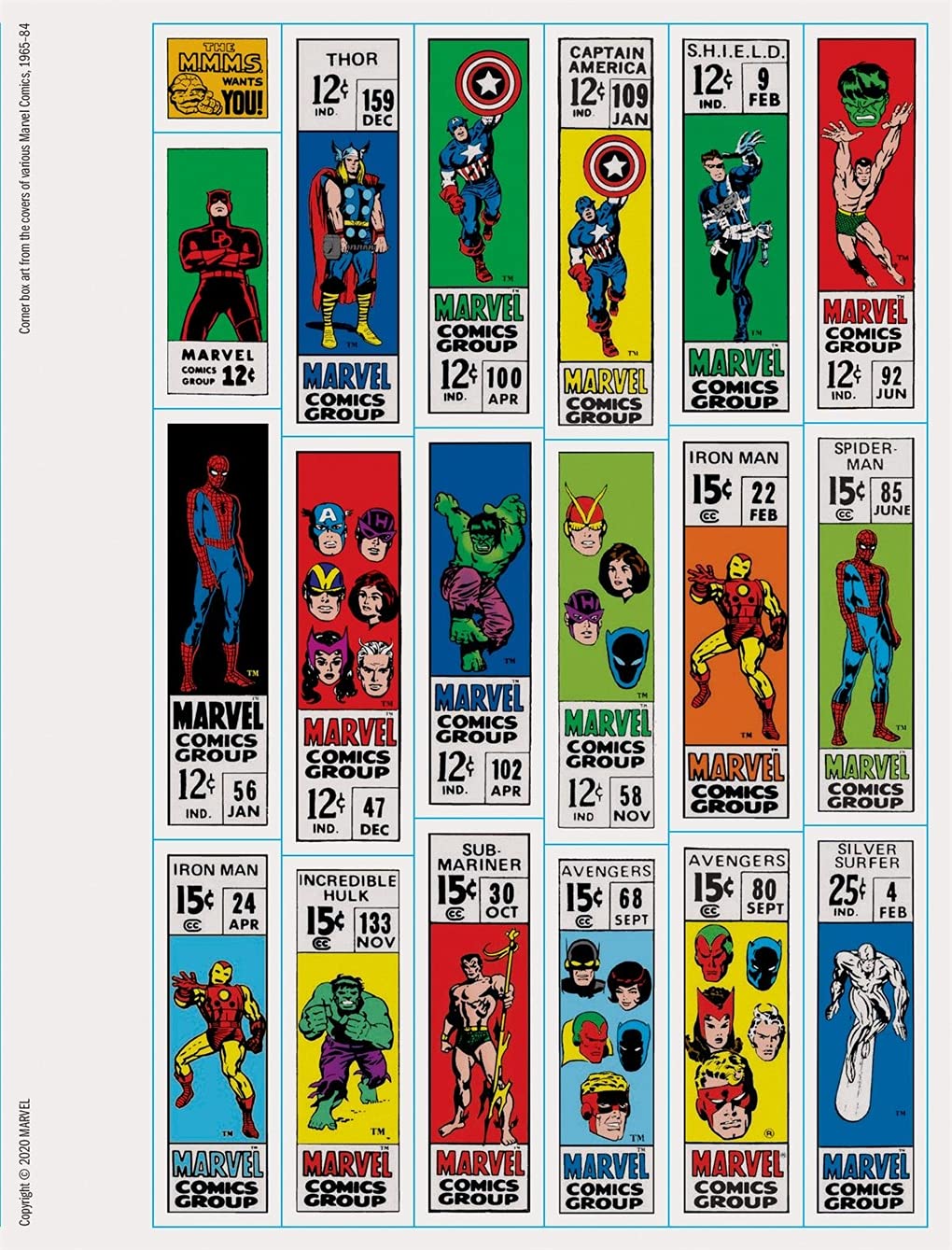 marvel classic sticker book