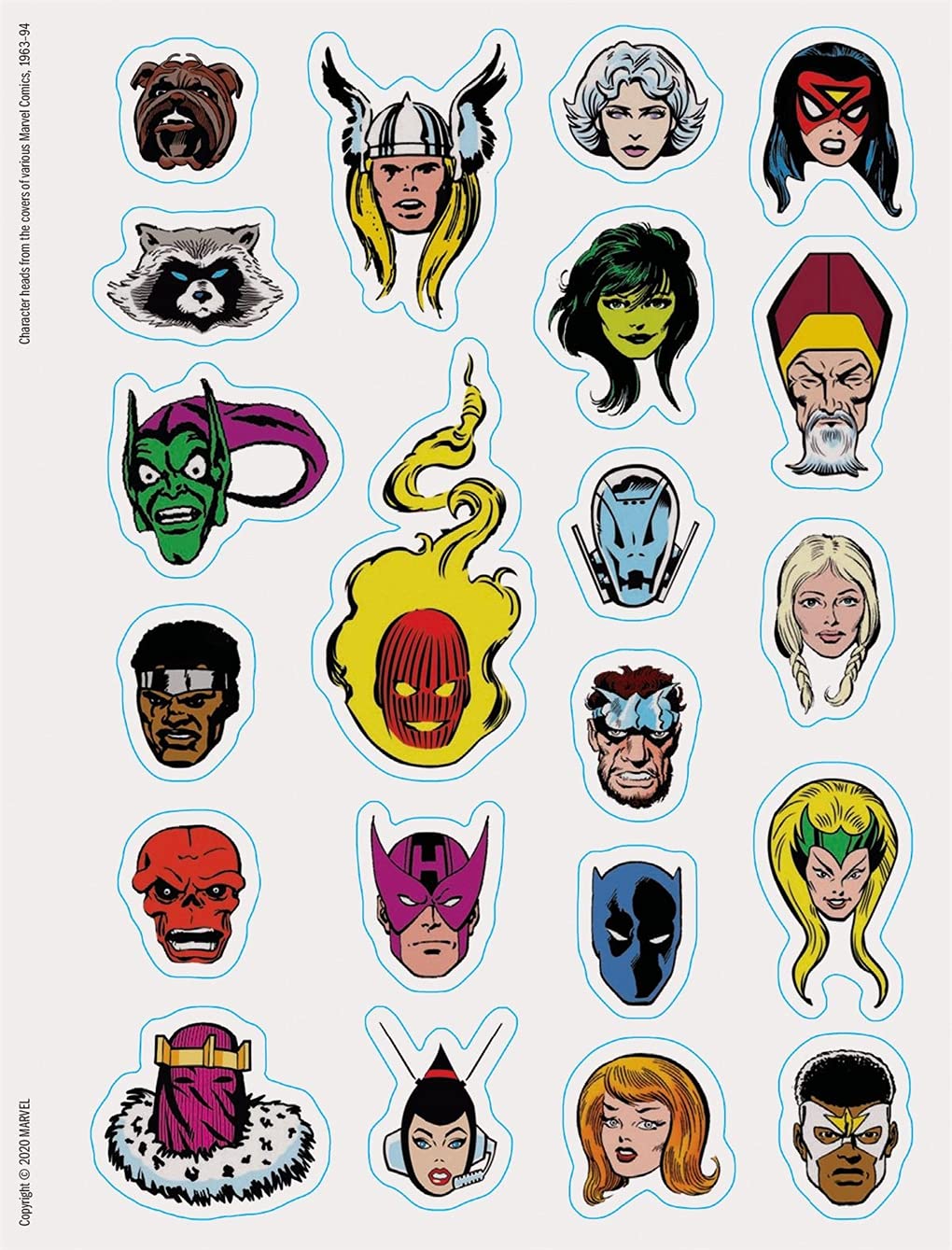 marvel classic sticker book