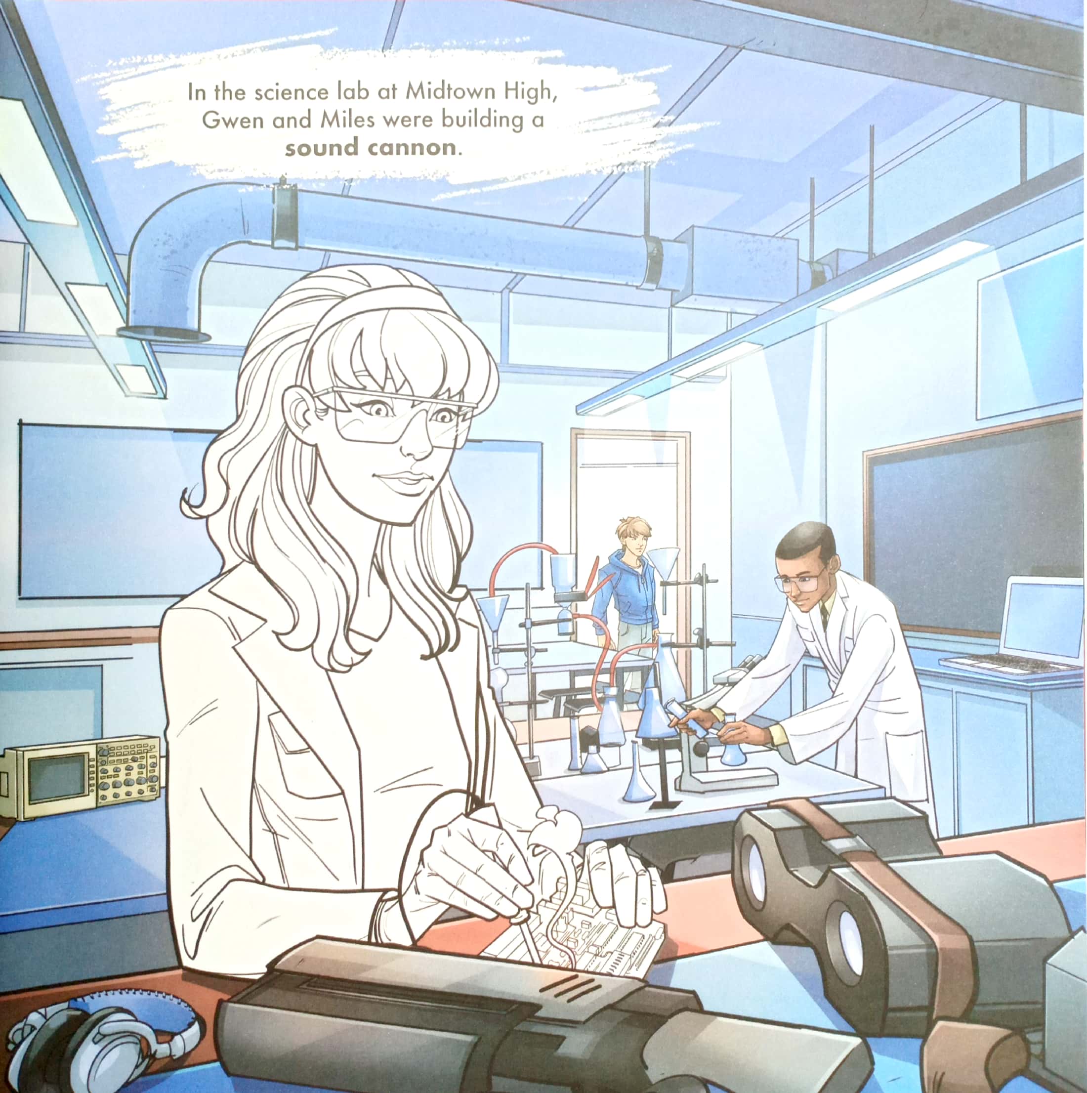 marvel spider-man: read & colour