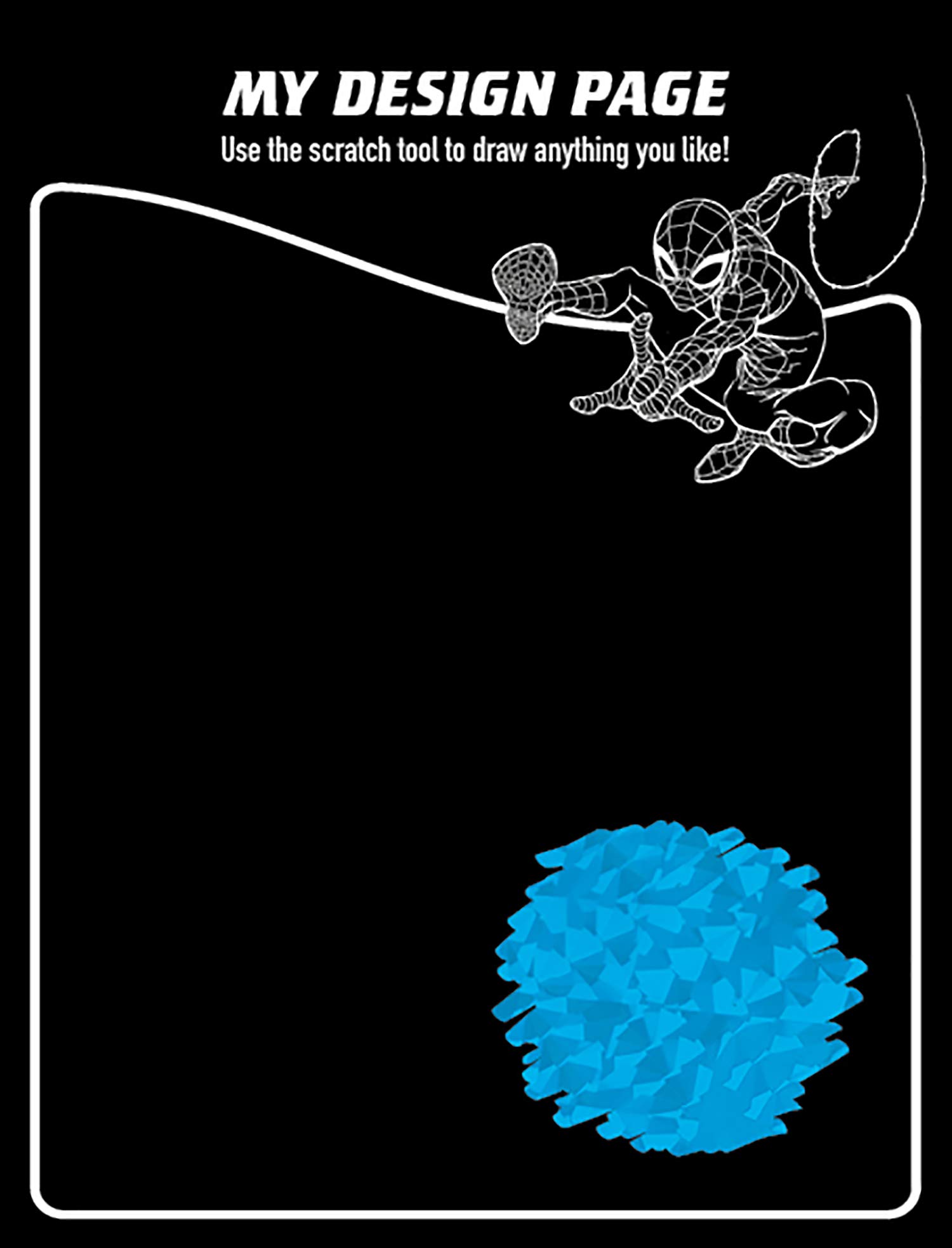 marvel spider-man: scratch art (scratch art marvel)