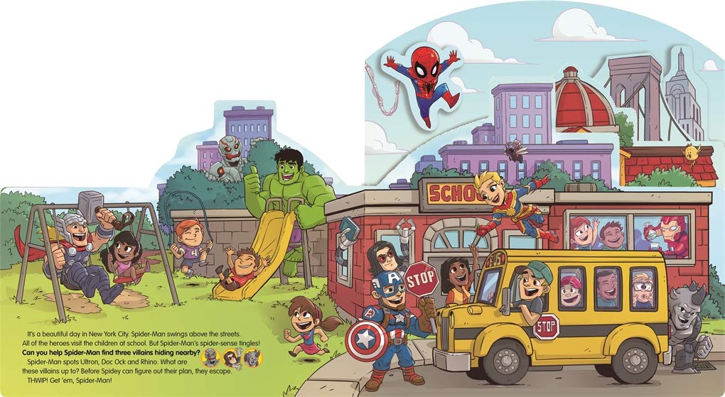 marvel super hero adventures: the amazing chase (move-along storybook marvel)