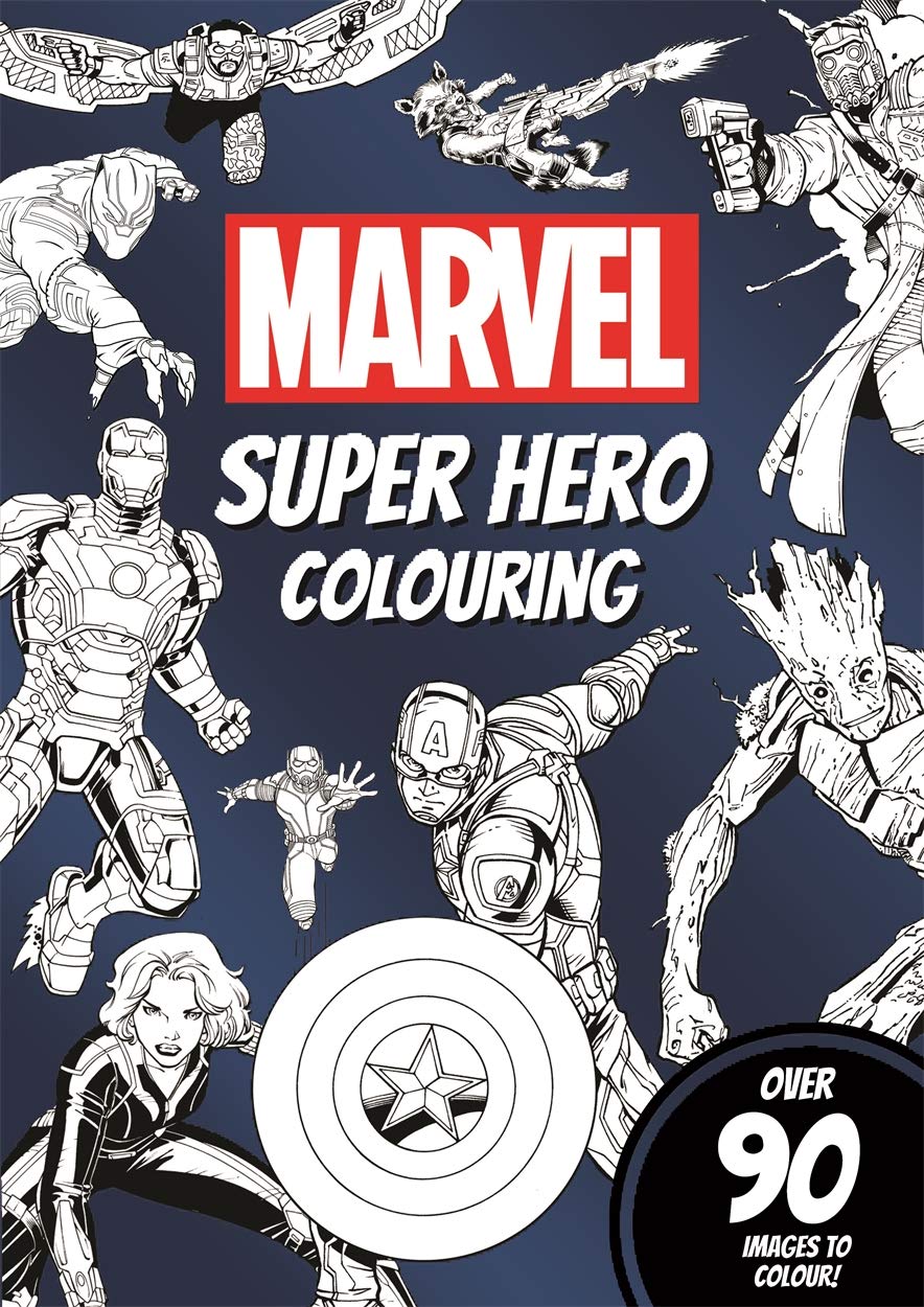 marvel super hero colouring