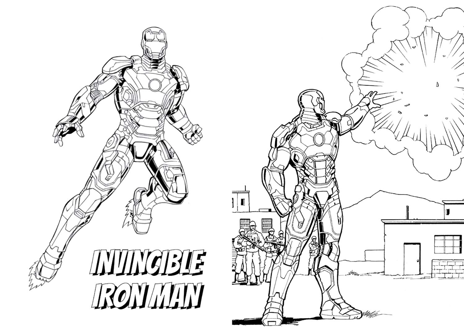 marvel super hero colouring