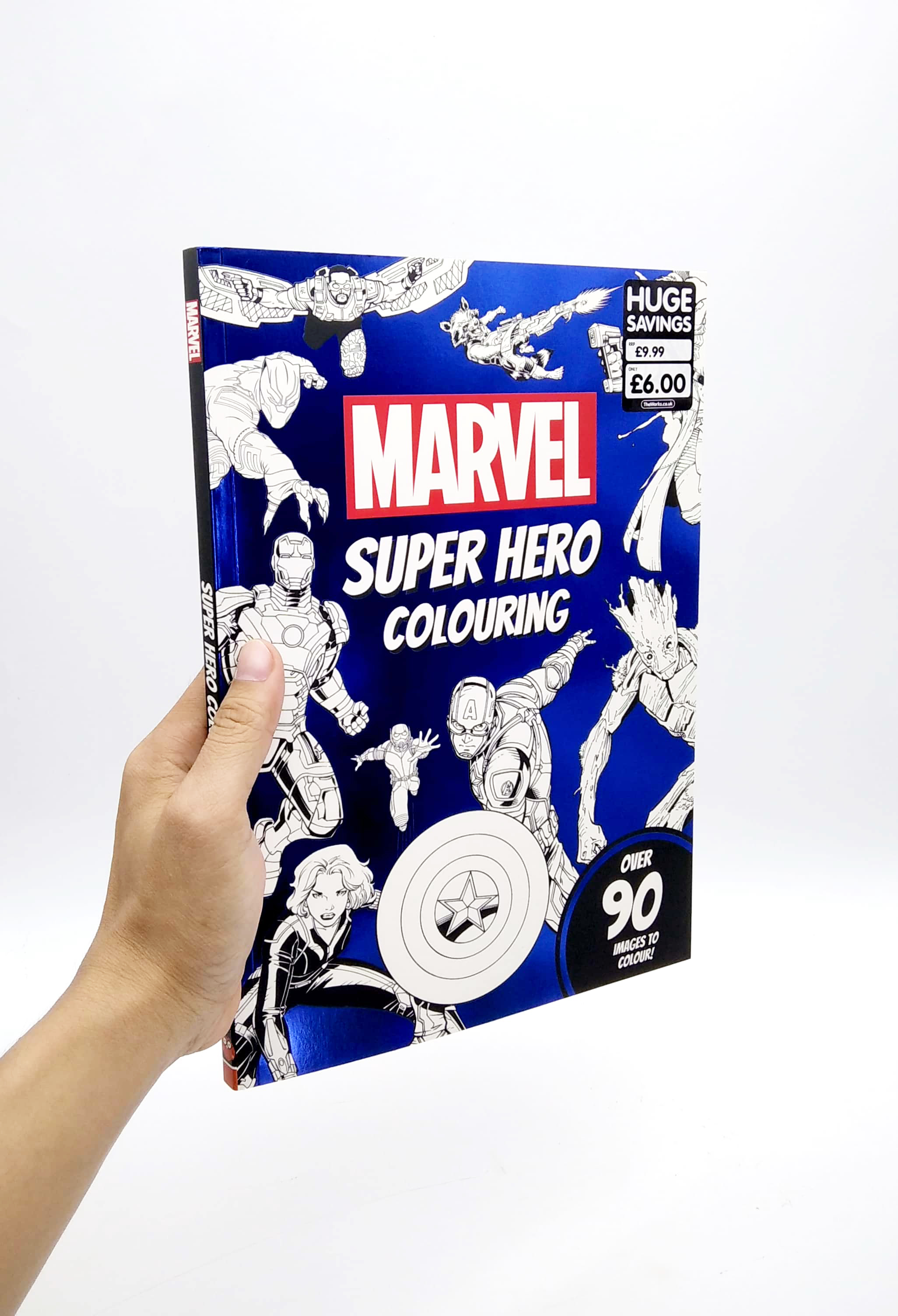 marvel super hero colouring