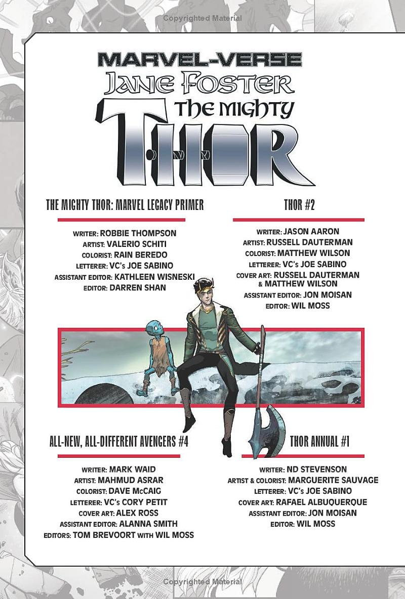 marvel-verse: jane foster, the mighty thor