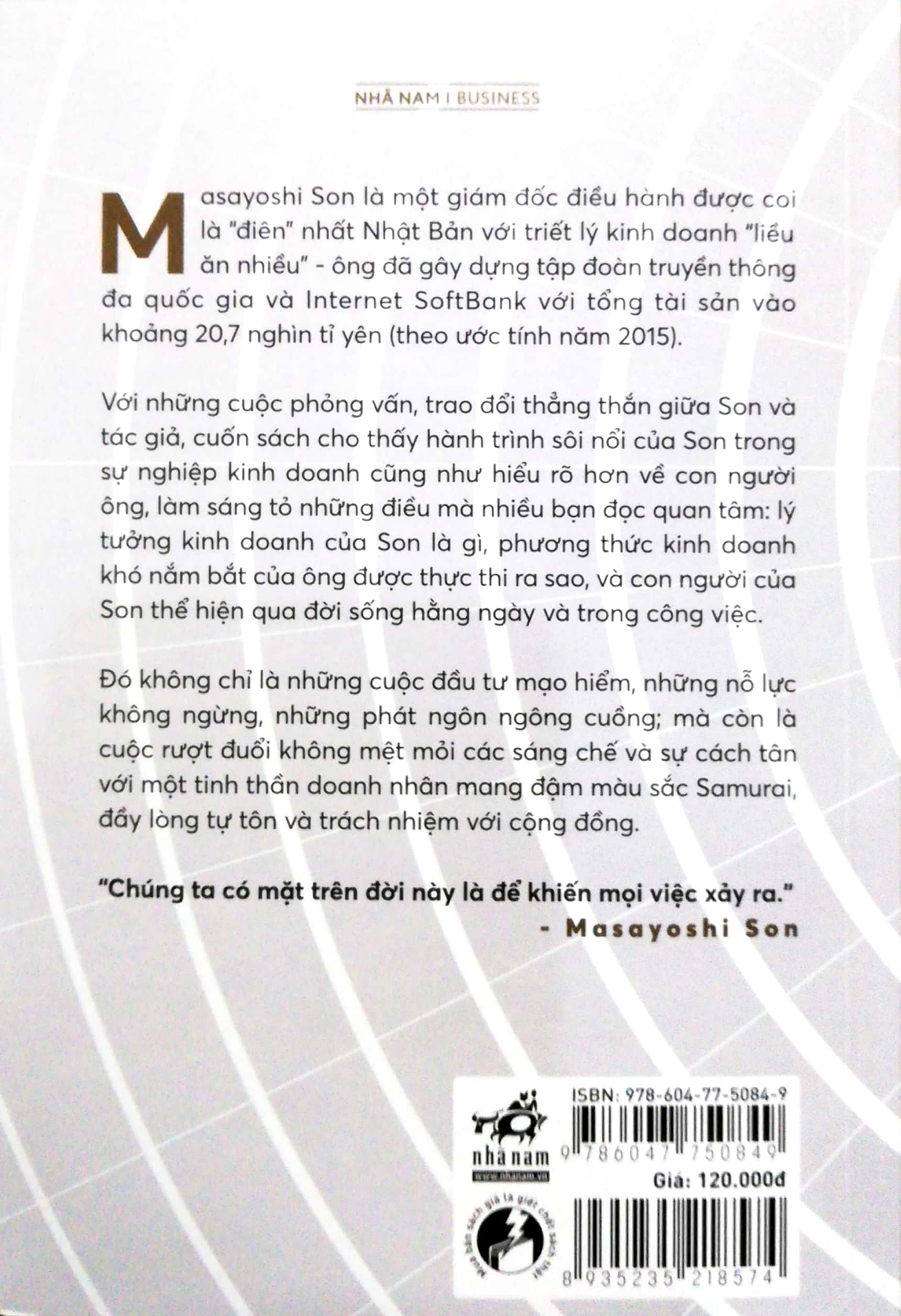 masayoshi son - tỉ phú liều ăn nhiều