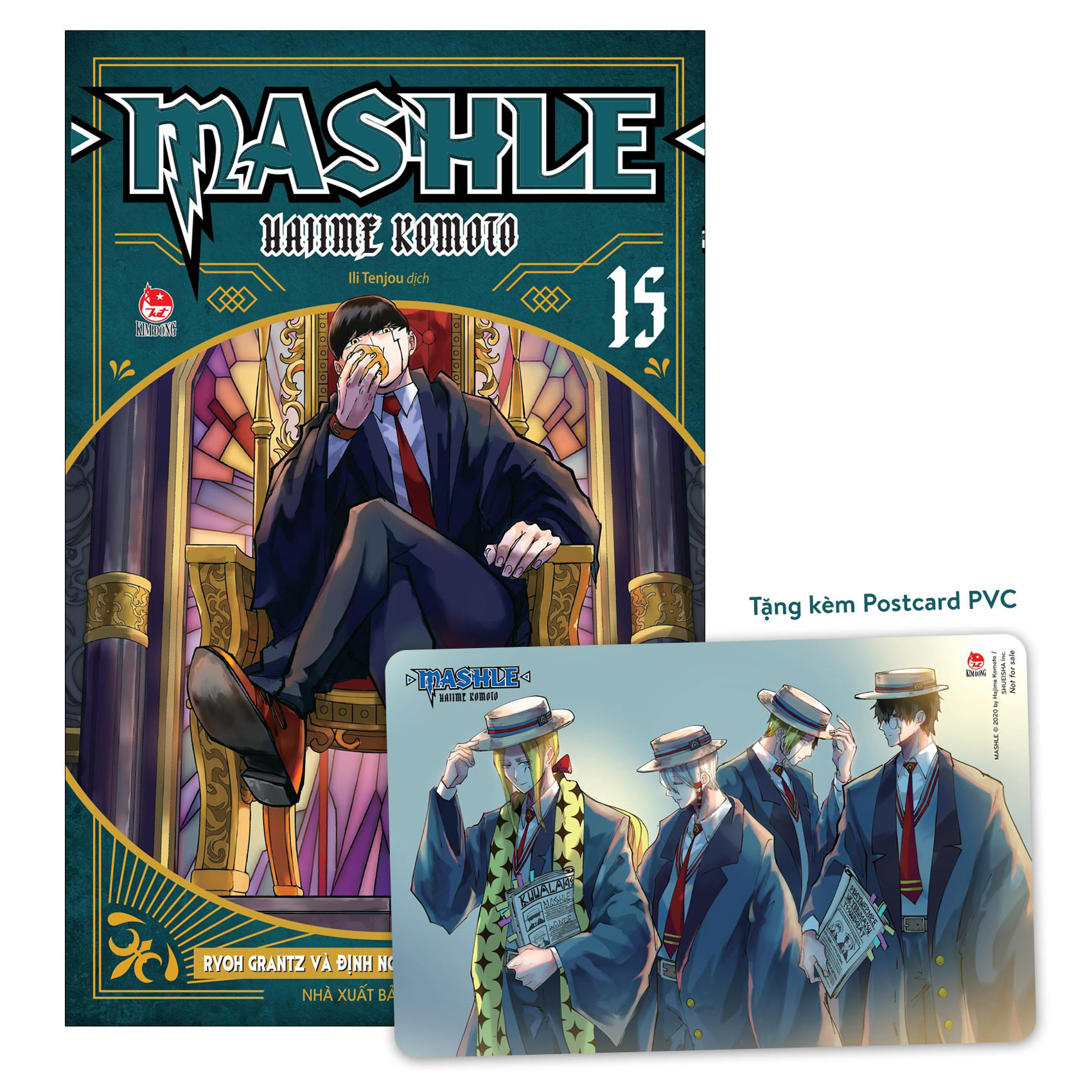 MASHLE - Tap 15 - Ryoh Grantz Va Dinh Nghia Dan Ong Dich Thuc - Tang Kem Postcard PVC