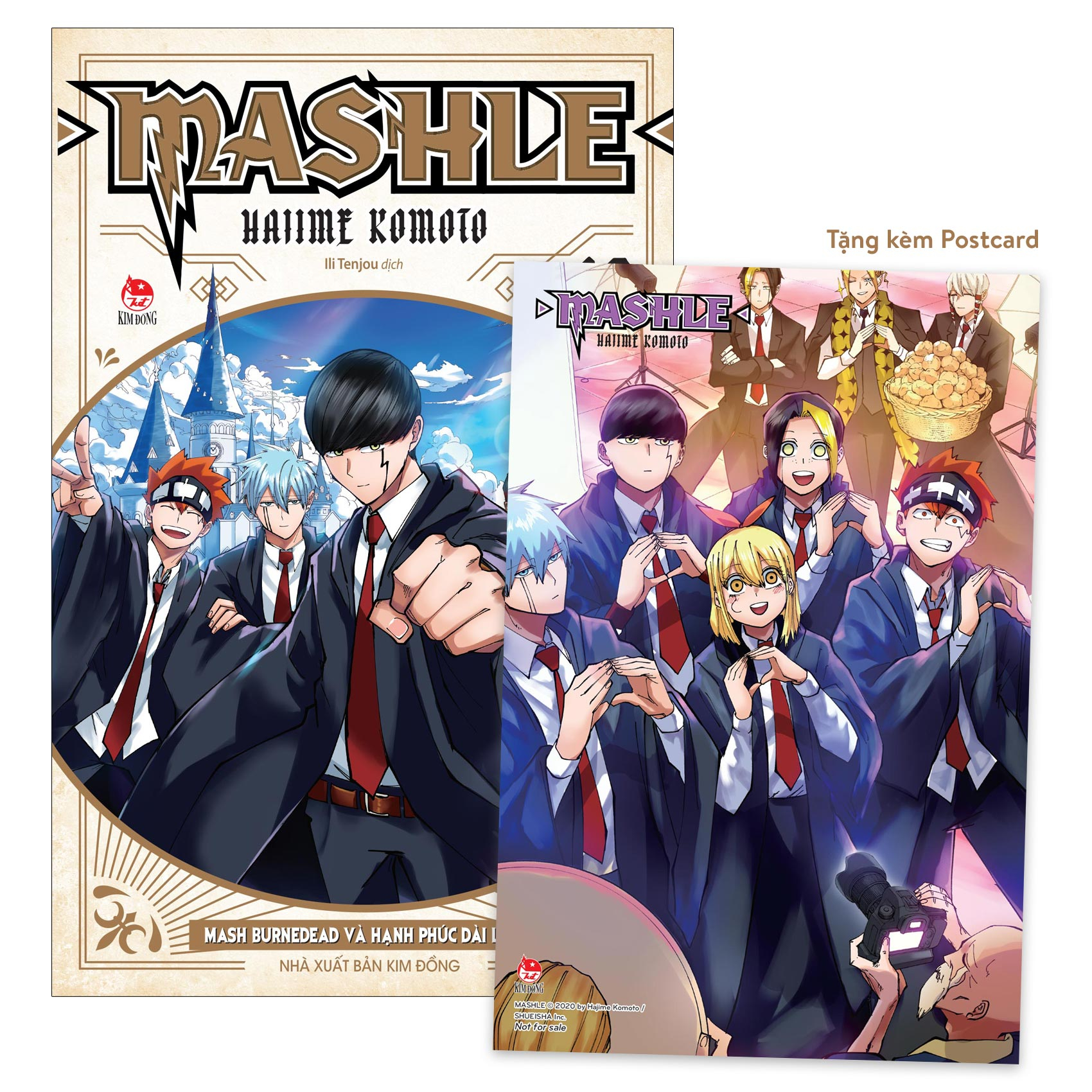 MASHLE - Tap 18 - Mash Burnedead Va Hanh Phuc Dai Lau - Tang Kem Postcard + Poster