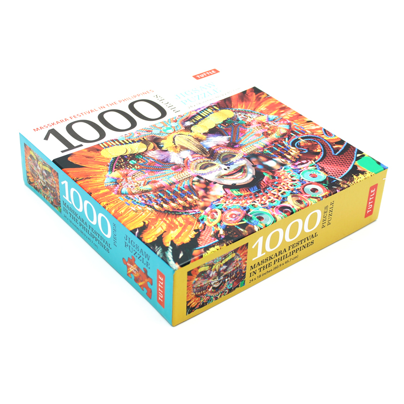 masskara festival, philippines - 1000 piece jigsaw puzzle: (finished size 24 in x 18 in)