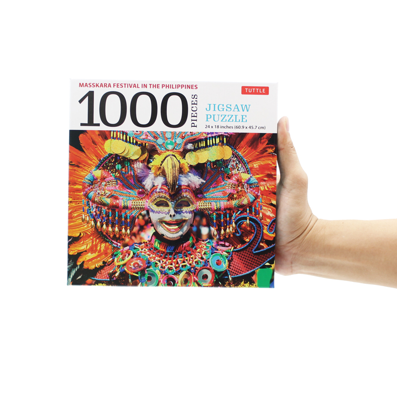 masskara festival, philippines - 1000 piece jigsaw puzzle: (finished size 24 in x 18 in)