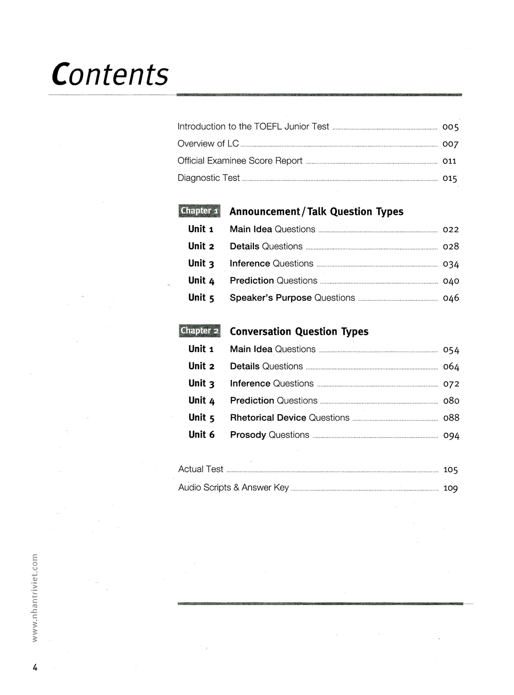 master toefl junior-advanced (cefr level b2)-listening comprehension (+cd)