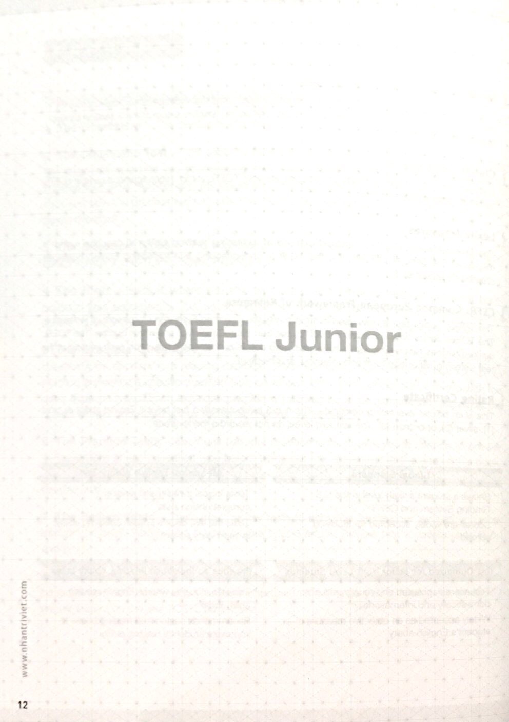 master toefl junior - basic (cefr level a2) - reading