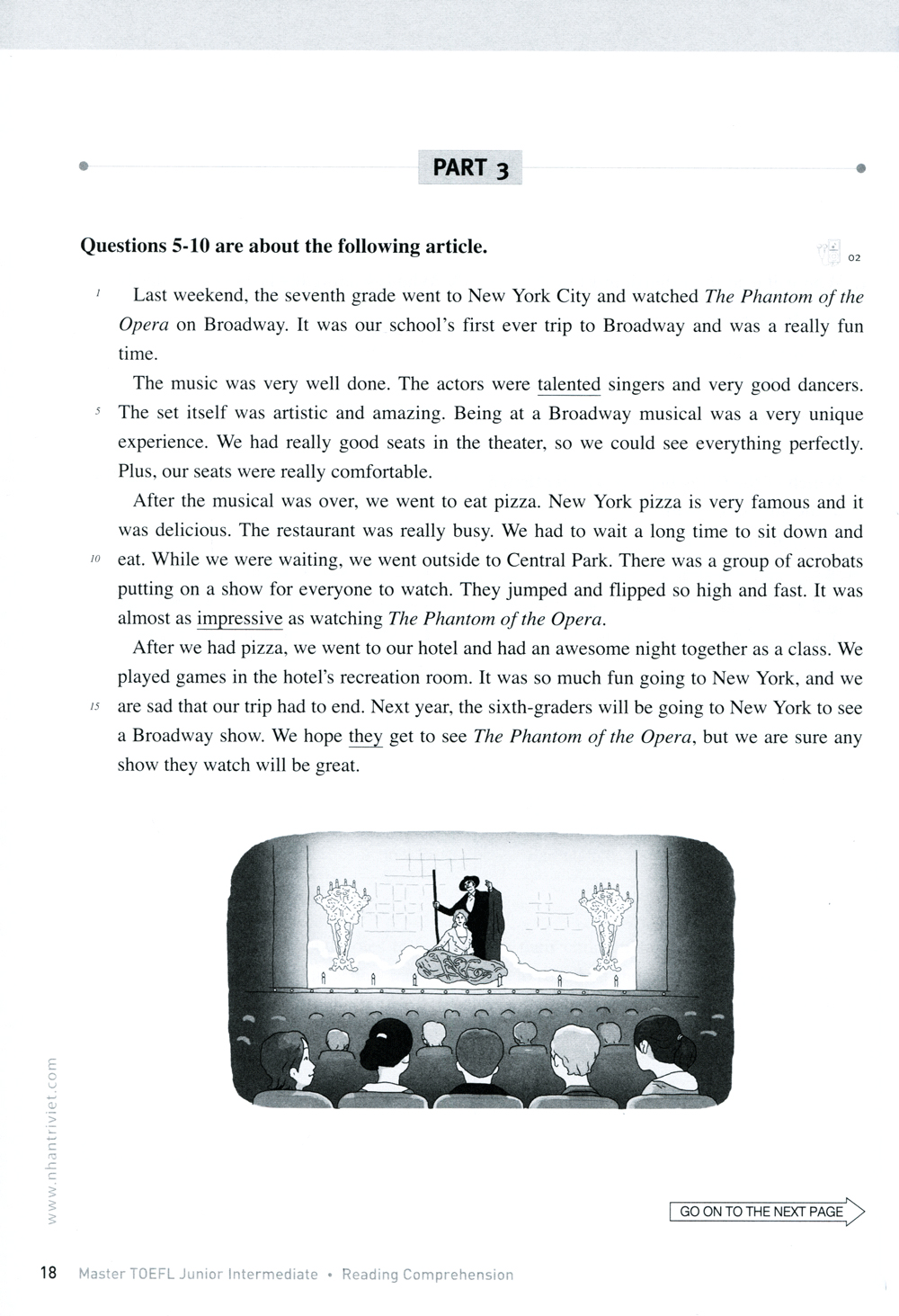 master toefl junior intermediate: reading comprehension (kèm cd) - 2019