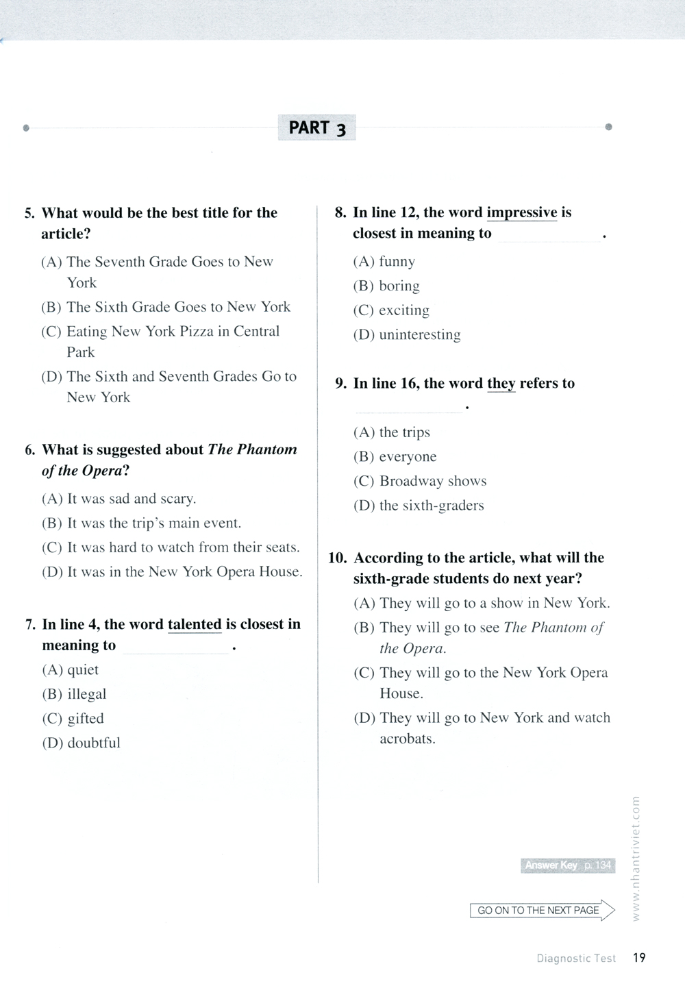 master toefl junior intermediate: reading comprehension (kèm cd) - 2019