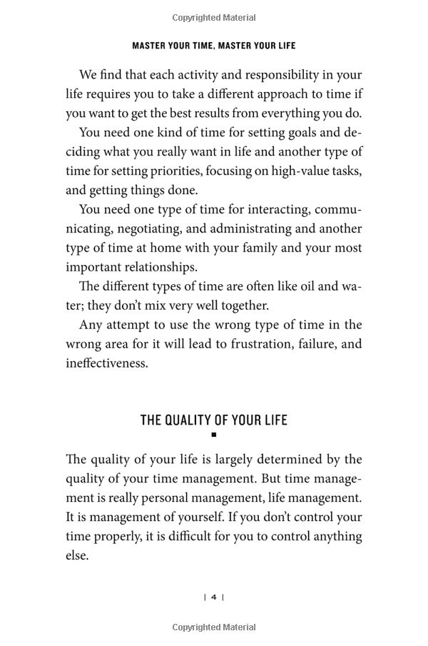 master your time, master your life
