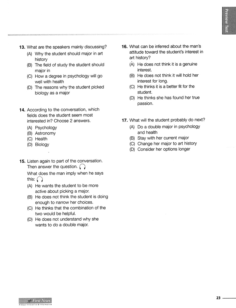 mastering skills for the toefl ibt - listening - kèm cd