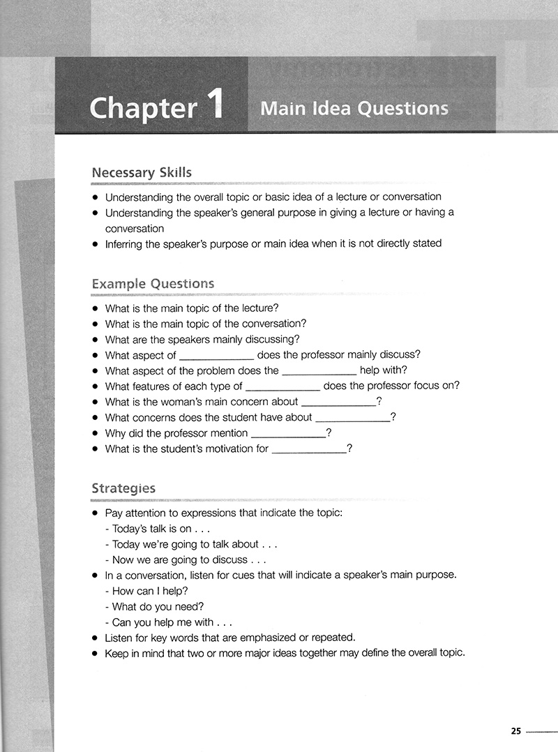 mastering skills for the toefl ibt - listening - kèm cd