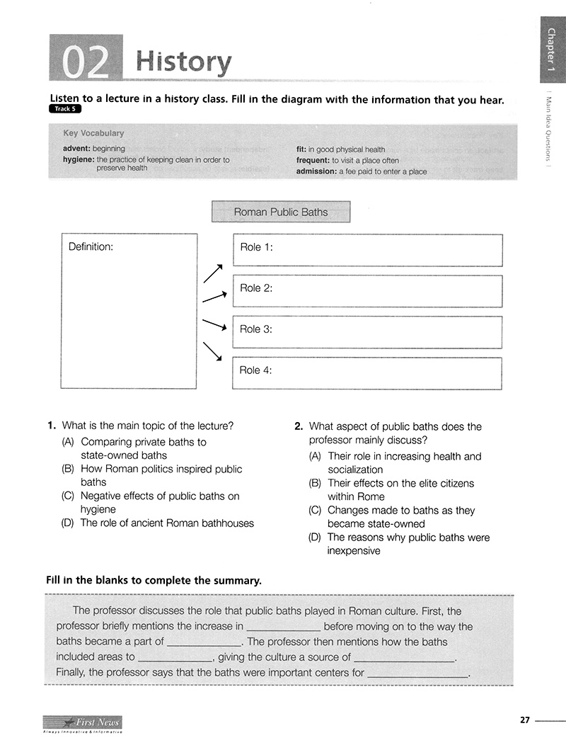mastering skills for the toefl ibt - listening - kèm cd