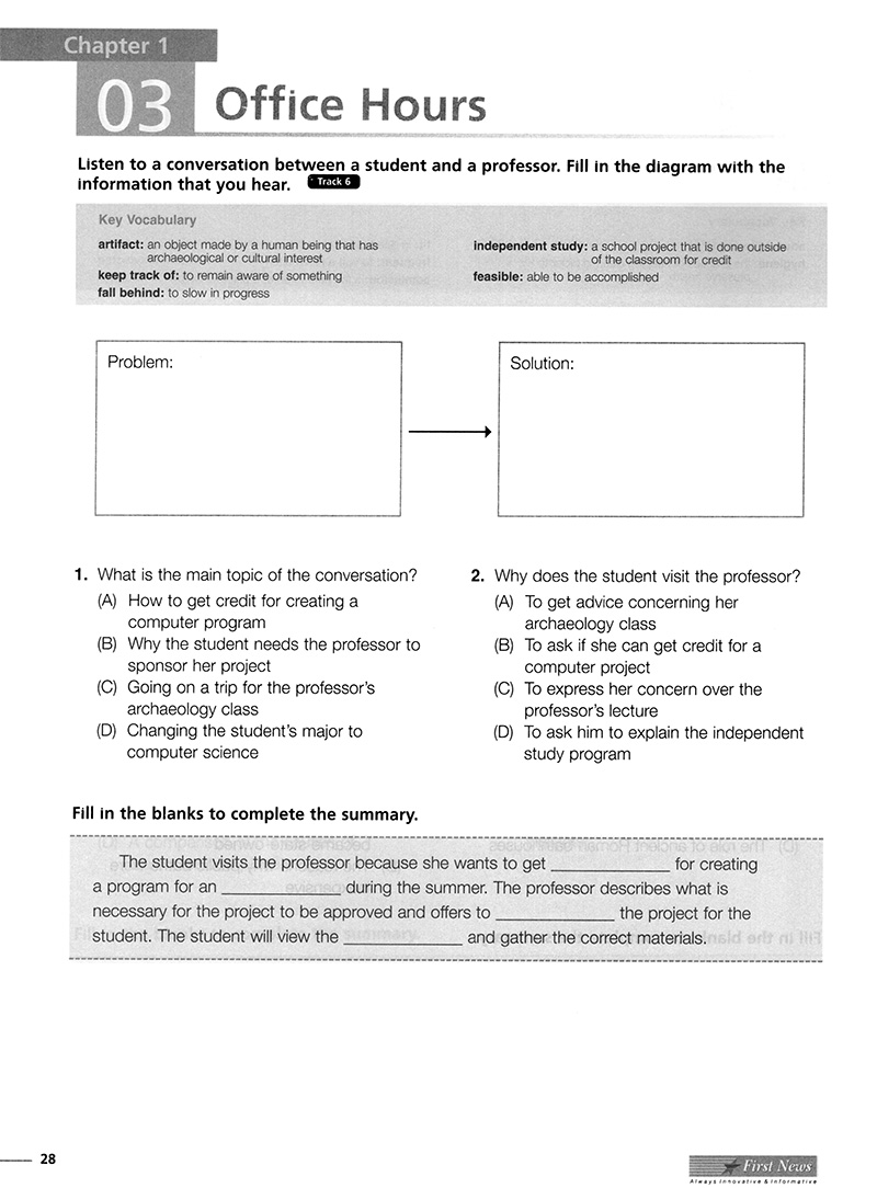 mastering skills for the toefl ibt - listening - kèm cd