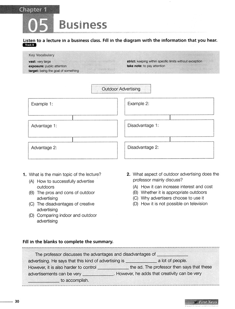 mastering skills for the toefl ibt - listening - kèm cd