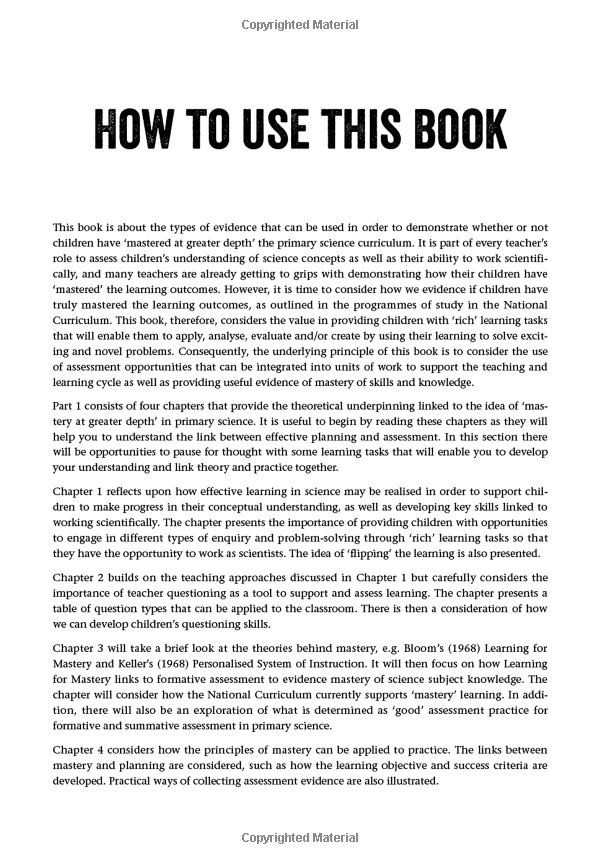 mastery in primary science (exploring the primary curriculum)