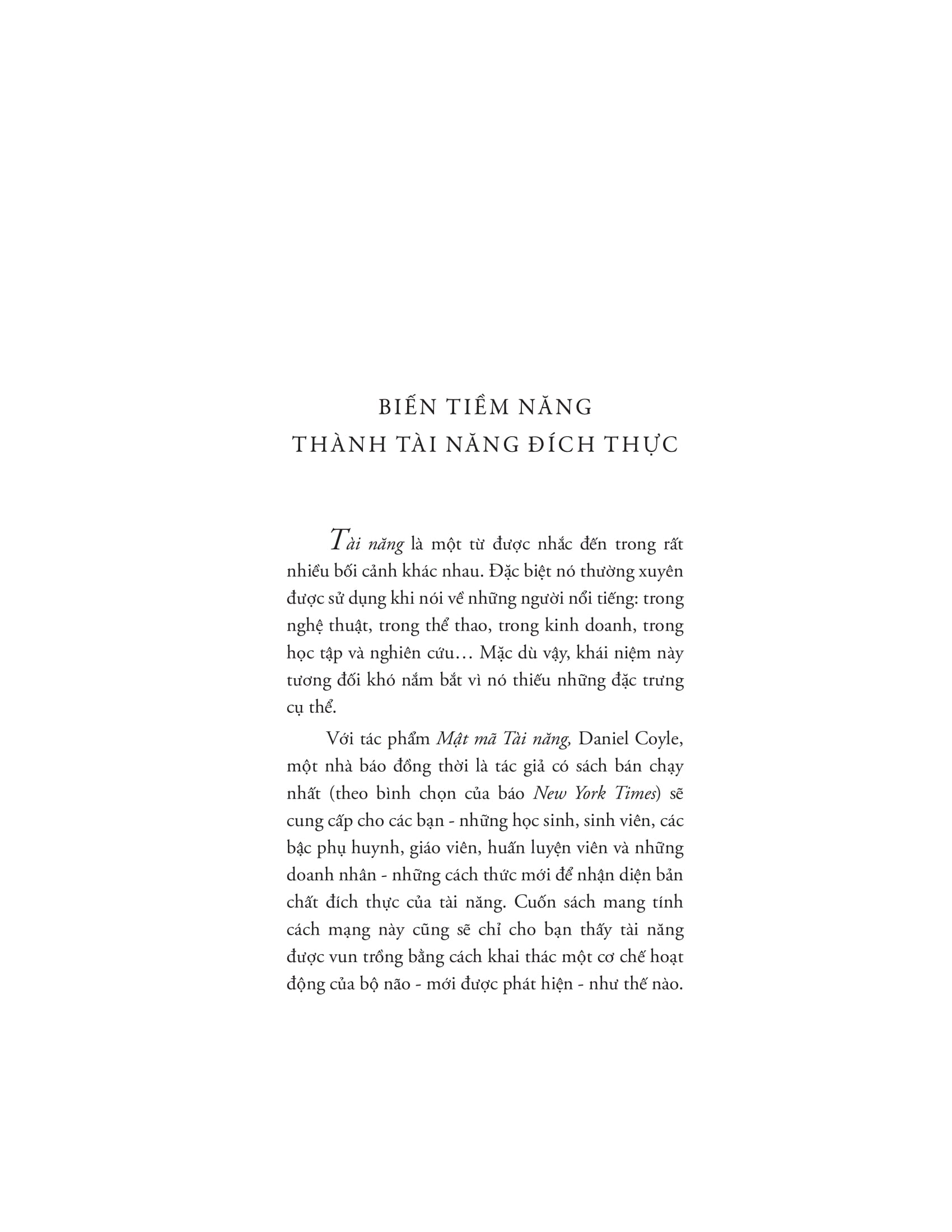 mật mã tài năng (tái bản 2024)