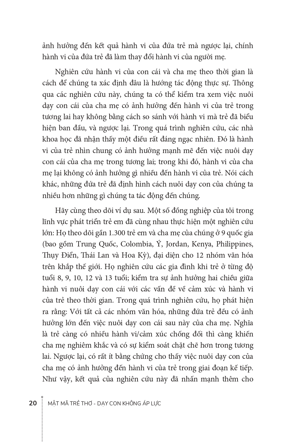 mật mã trẻ thơ - dạy con không áp lực