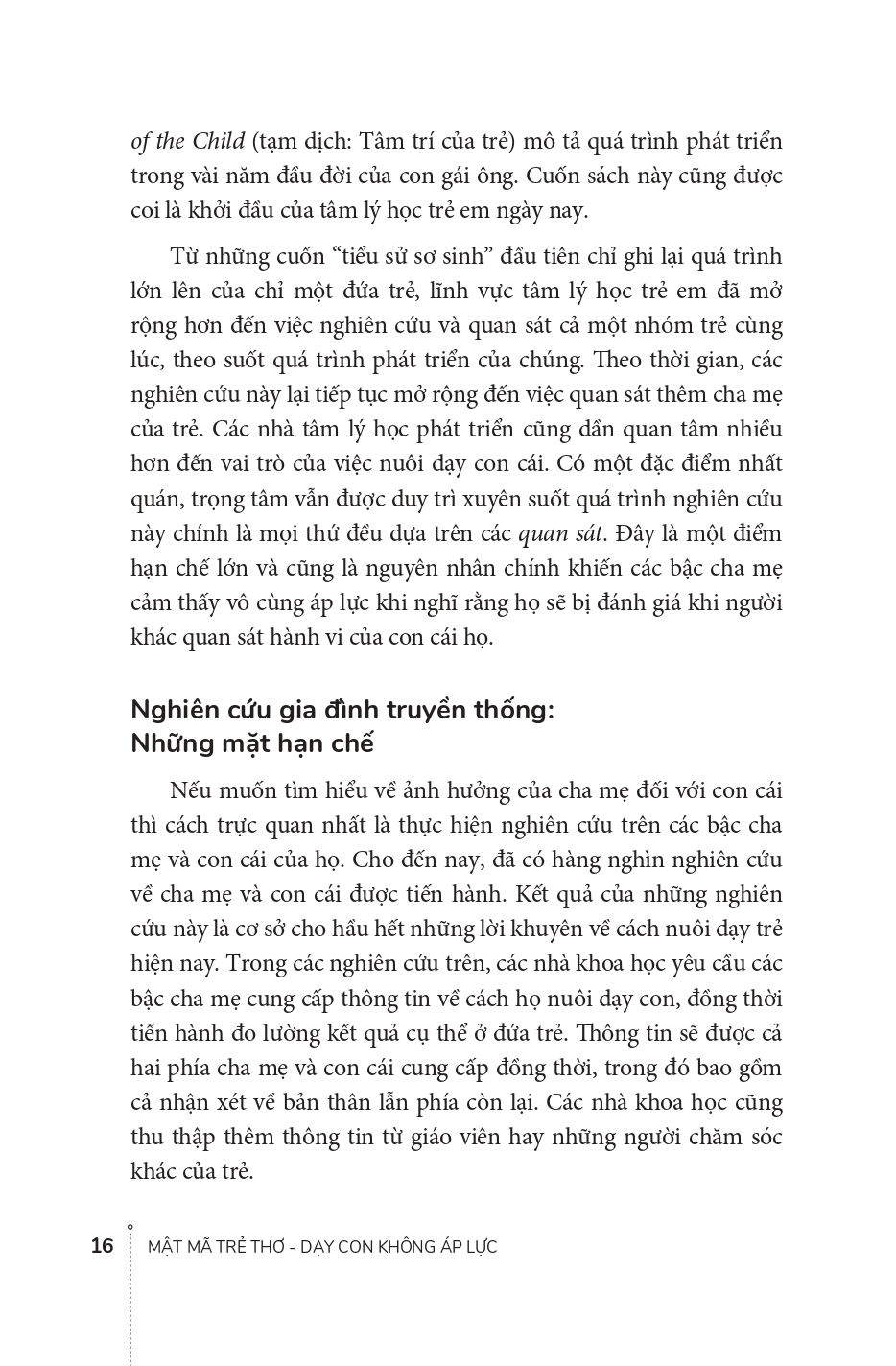 mật mã trẻ thơ - dạy con không áp lực
