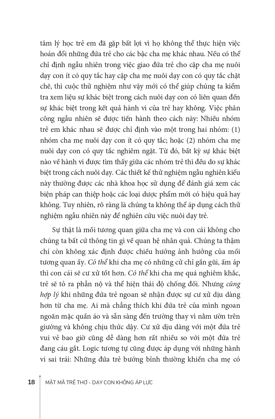 mật mã trẻ thơ - dạy con không áp lực