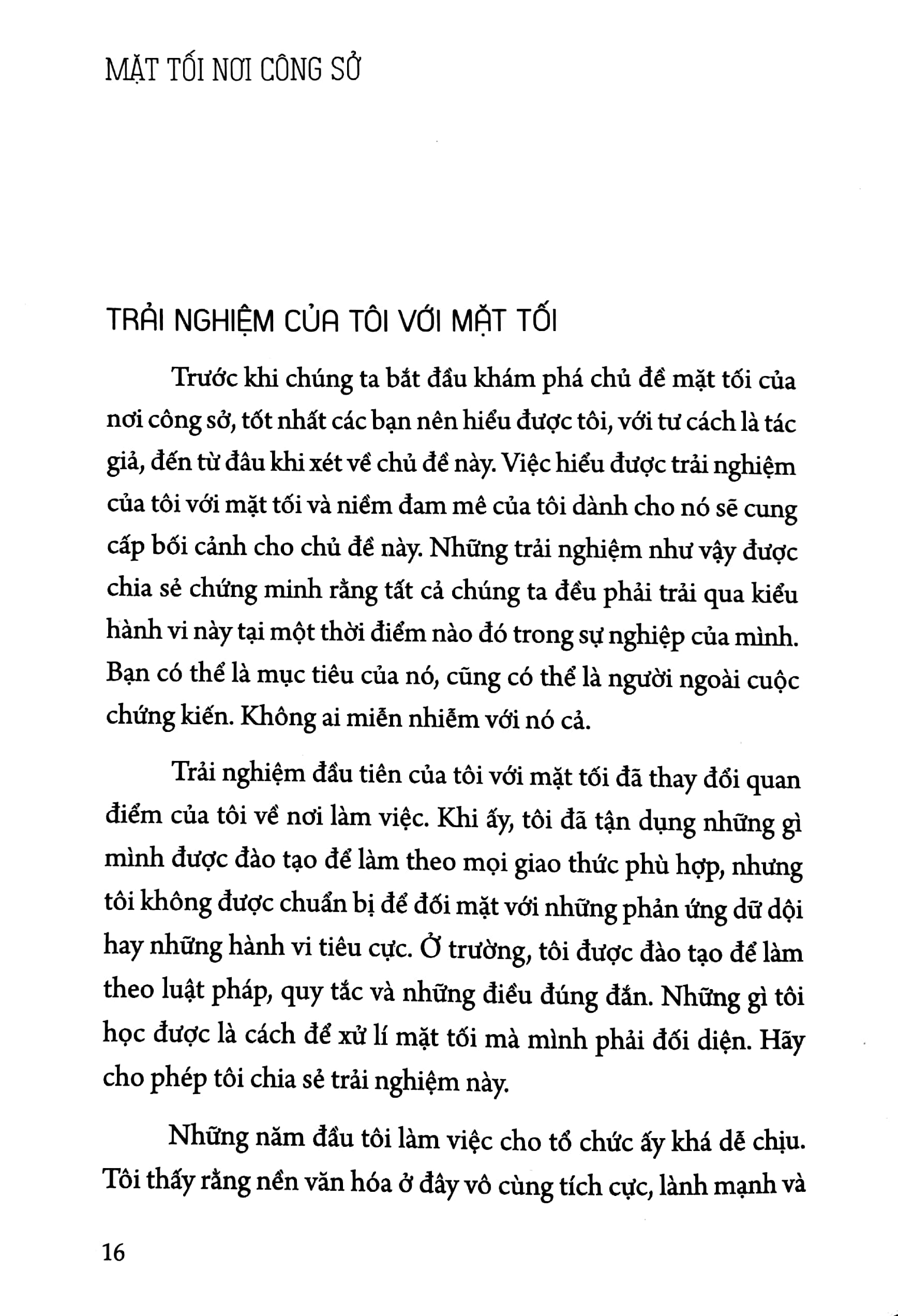 mặt tối nơi công sở - xử lí những hành vi khiếm nhã, rối loạn chức năng và lệch lạc