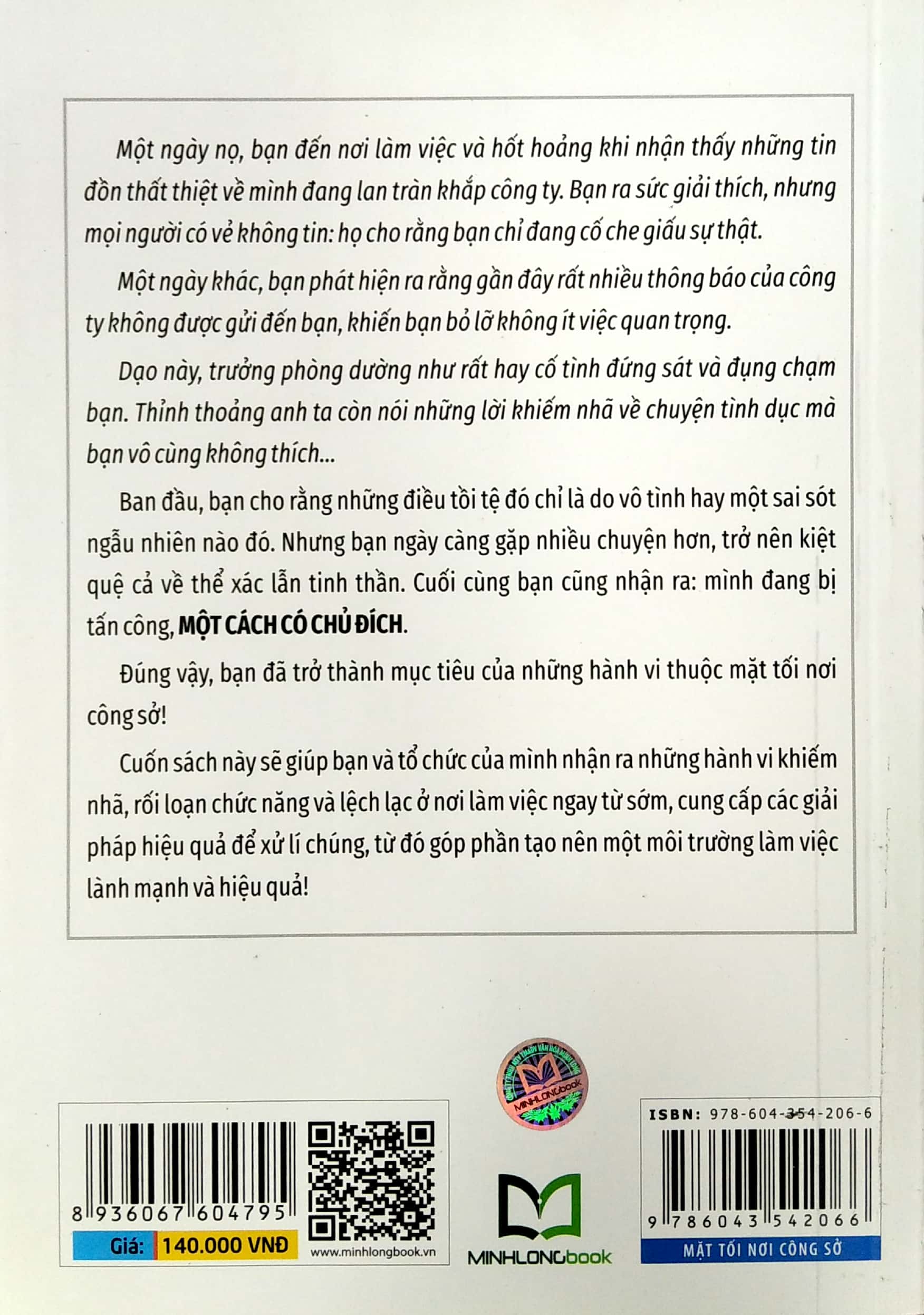 mặt tối nơi công sở - xử lí những hành vi khiếm nhã, rối loạn chức năng và lệch lạc
