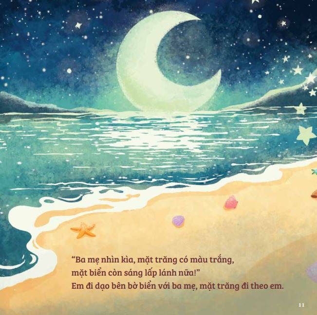 mặt trăng đi theo em