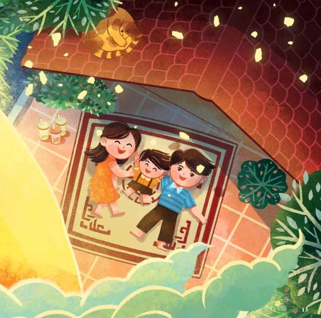 mặt trăng đi theo em