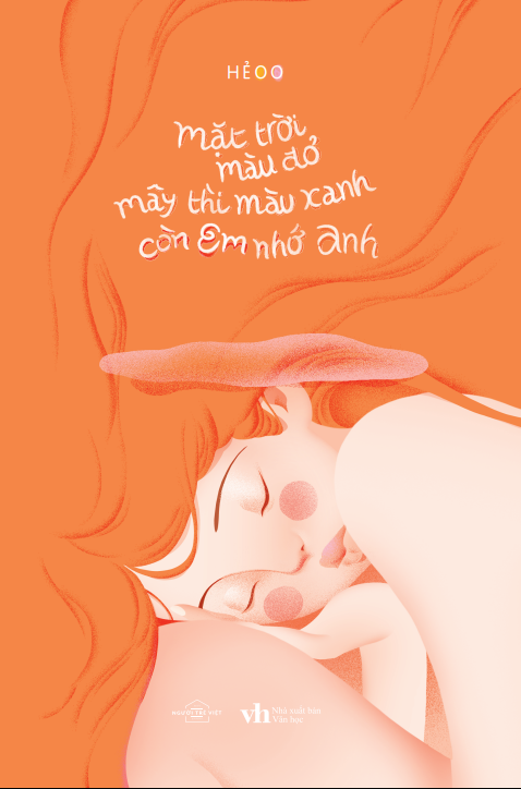 mặt trời màu đỏ, mây thì màu xanh, còn em nhớ anh