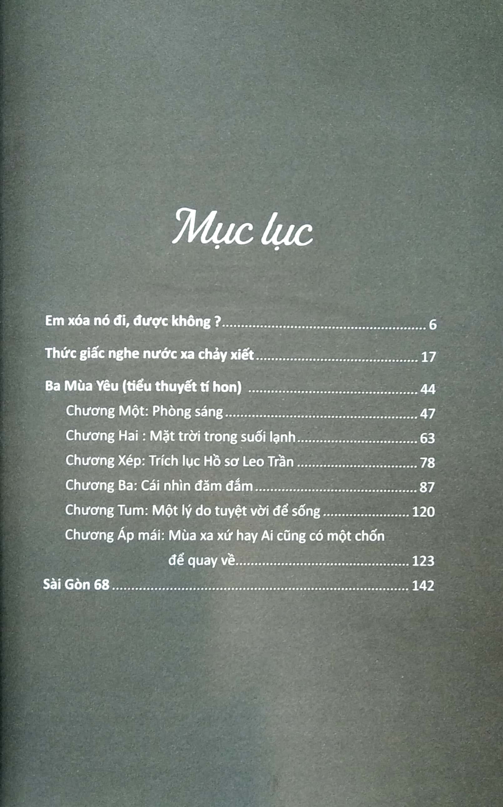 mặt trời trong suối lạnh