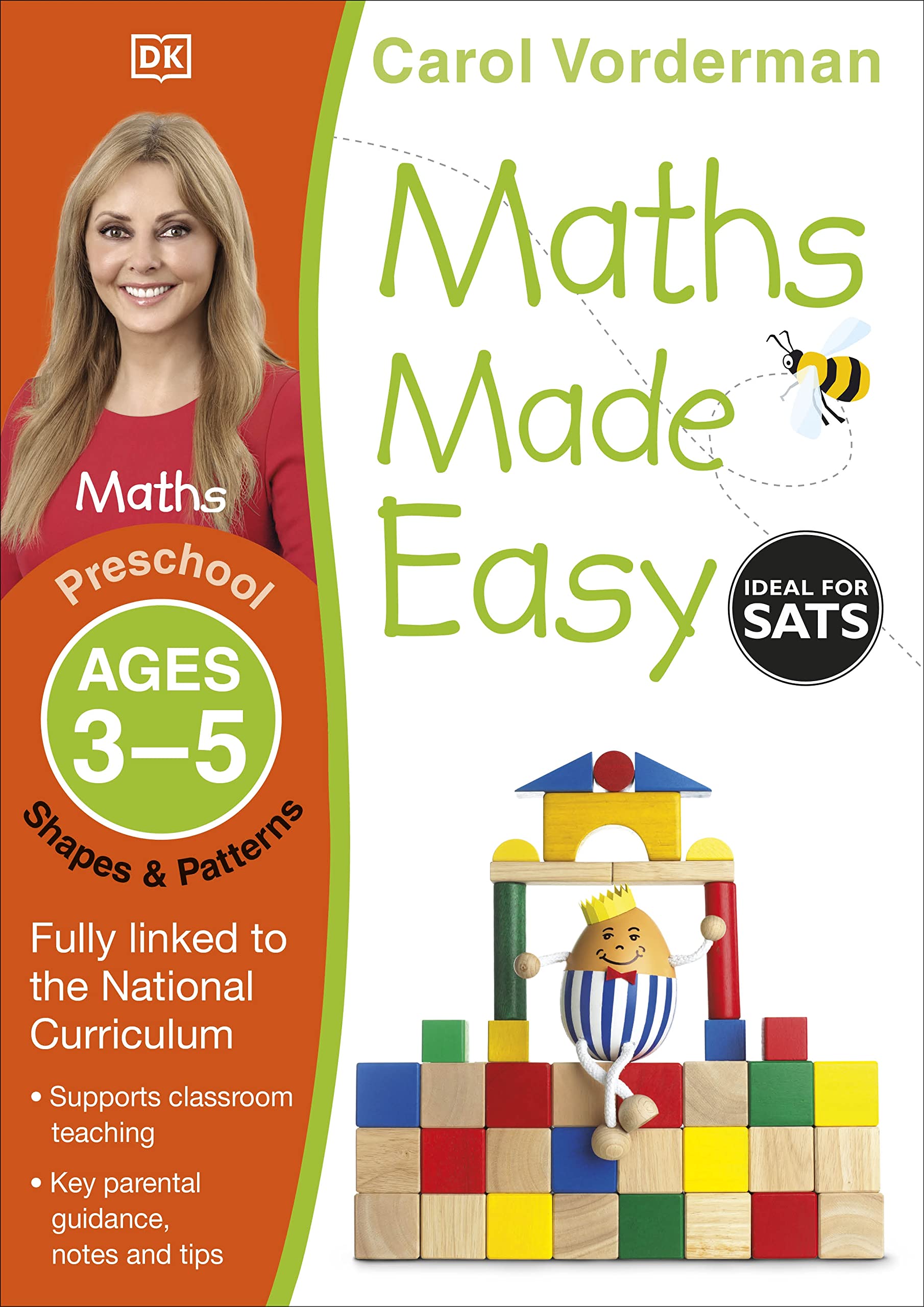 maths made easy: shapes & patterns, ages 3-5 (preschool): supports the national curriculum, maths exercise book