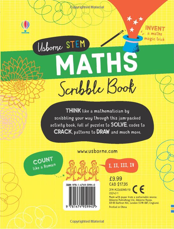 maths scribble book