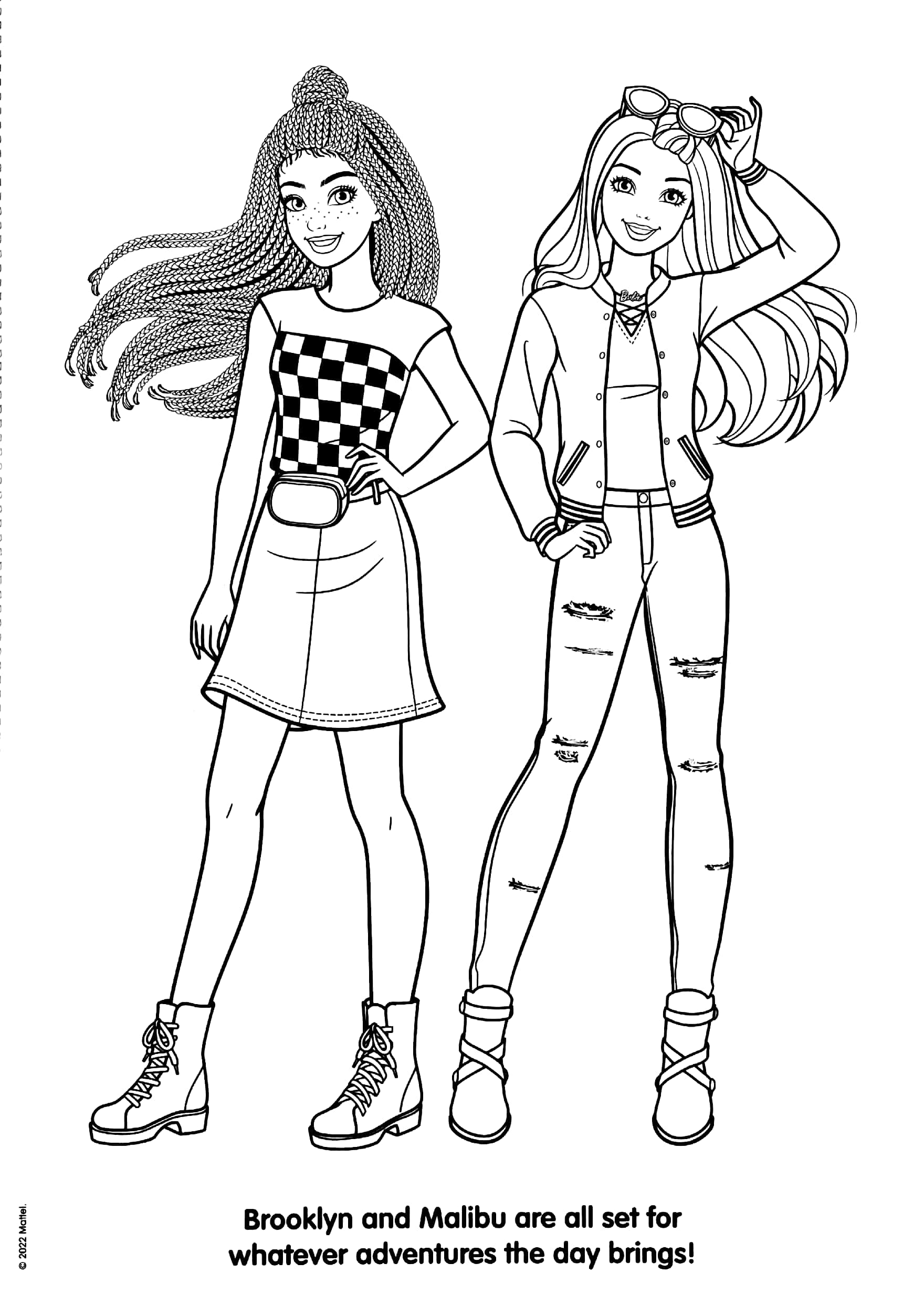 mattel barbie deluxe poster paint & color