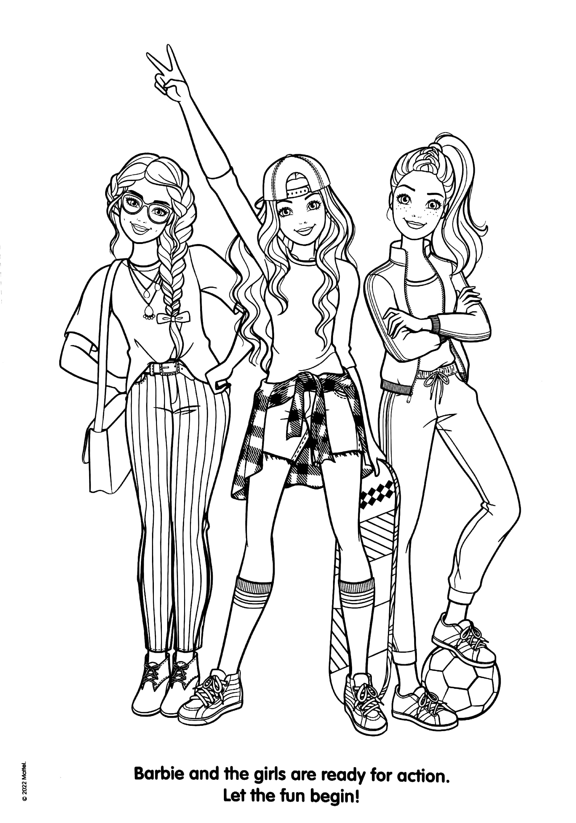 mattel barbie deluxe poster paint & color