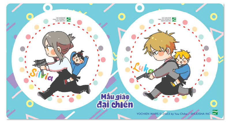 mẫu giáo đại chiến - tập 5 - bản giới hạn - tặng kèm bìa giới hạn + khung ảnh + postcard + set standee + sns card