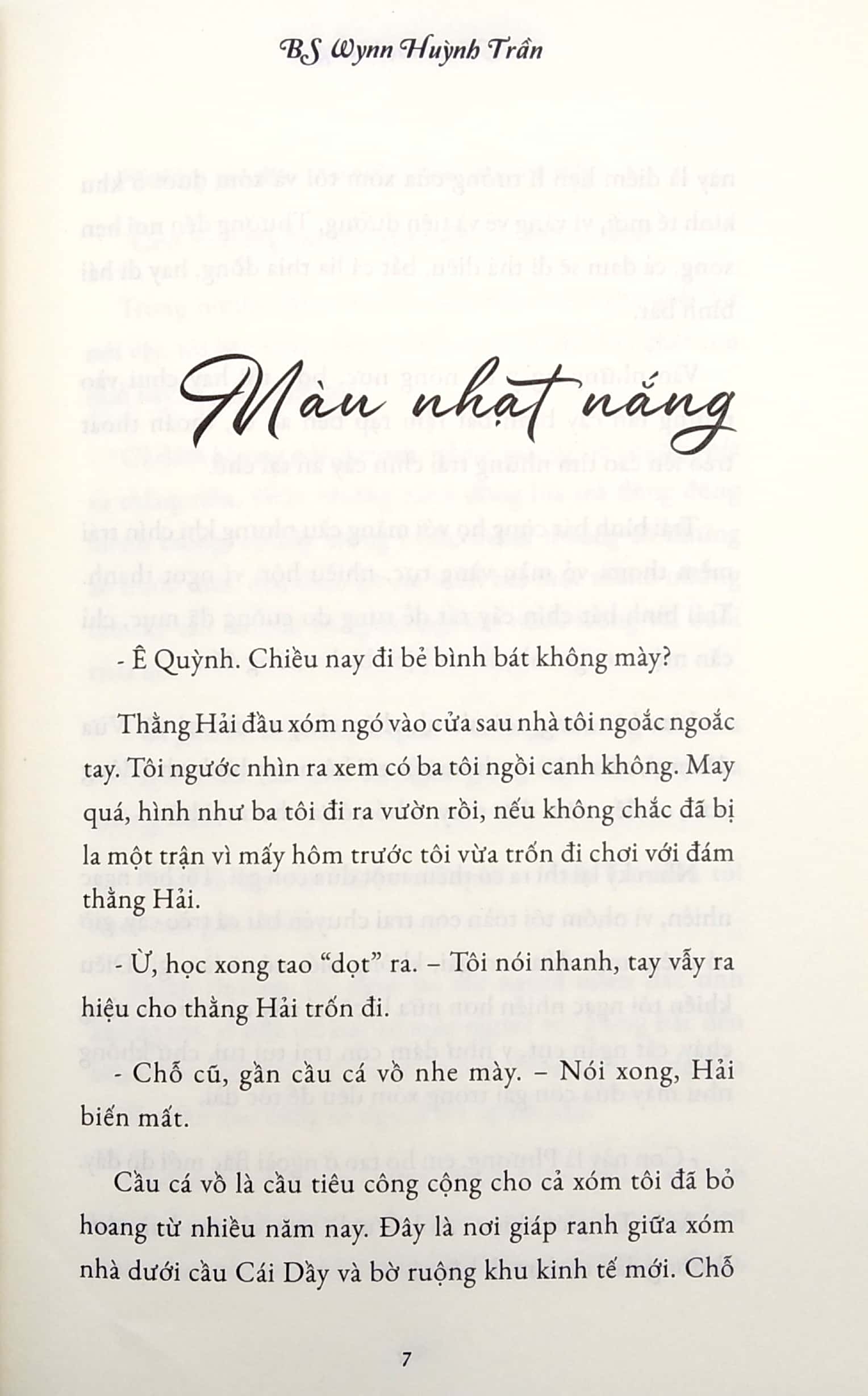 màu nhạt nắng