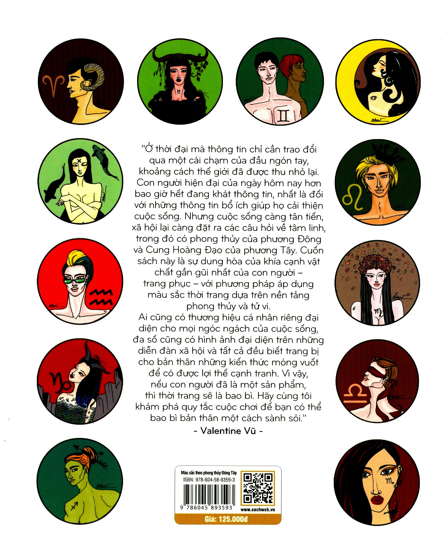 màu sắc theo phong thuỷ đông tây