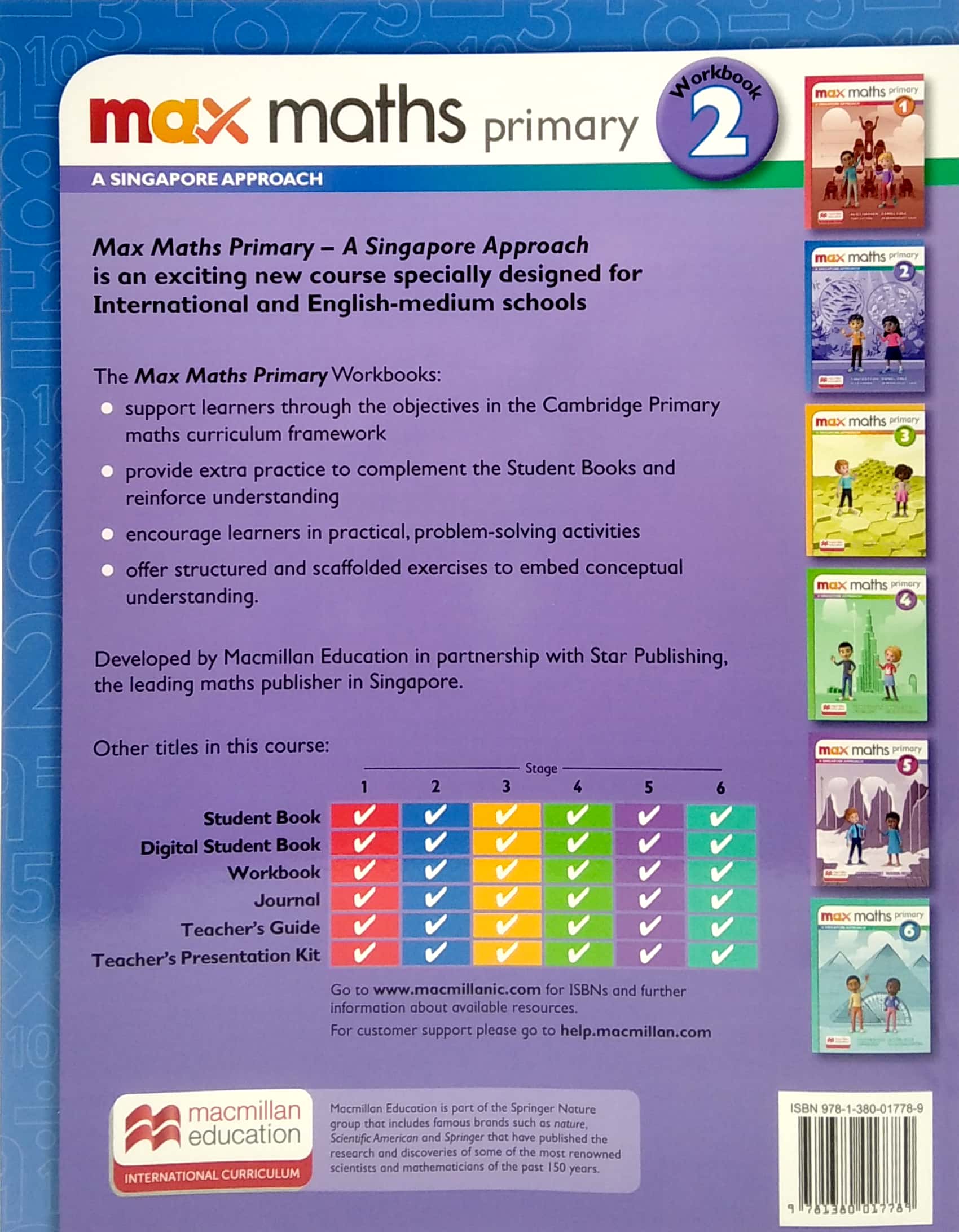 max maths primary a singapore approach grade 2 workbook