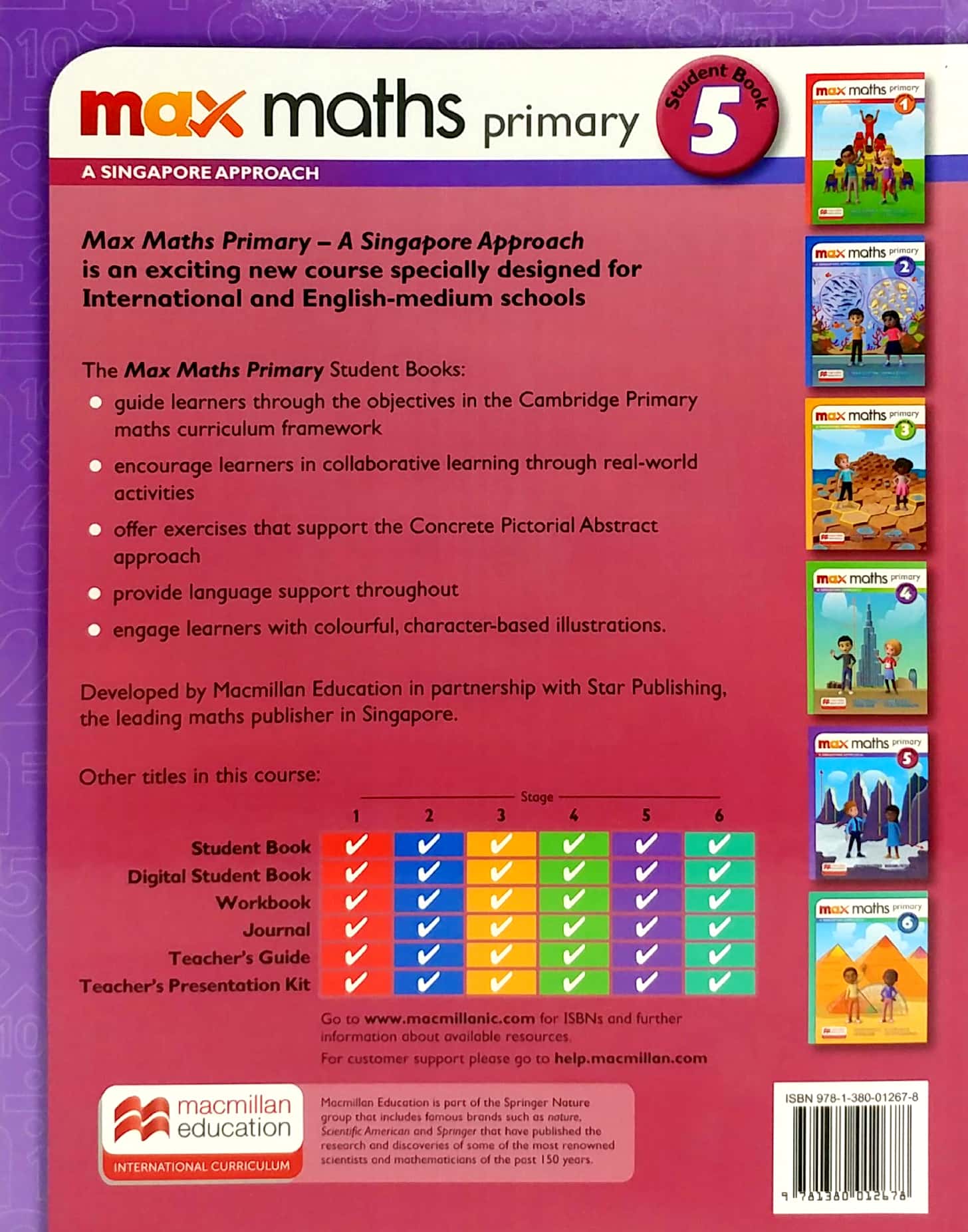 max maths primary a singapore approach grade 5 student book